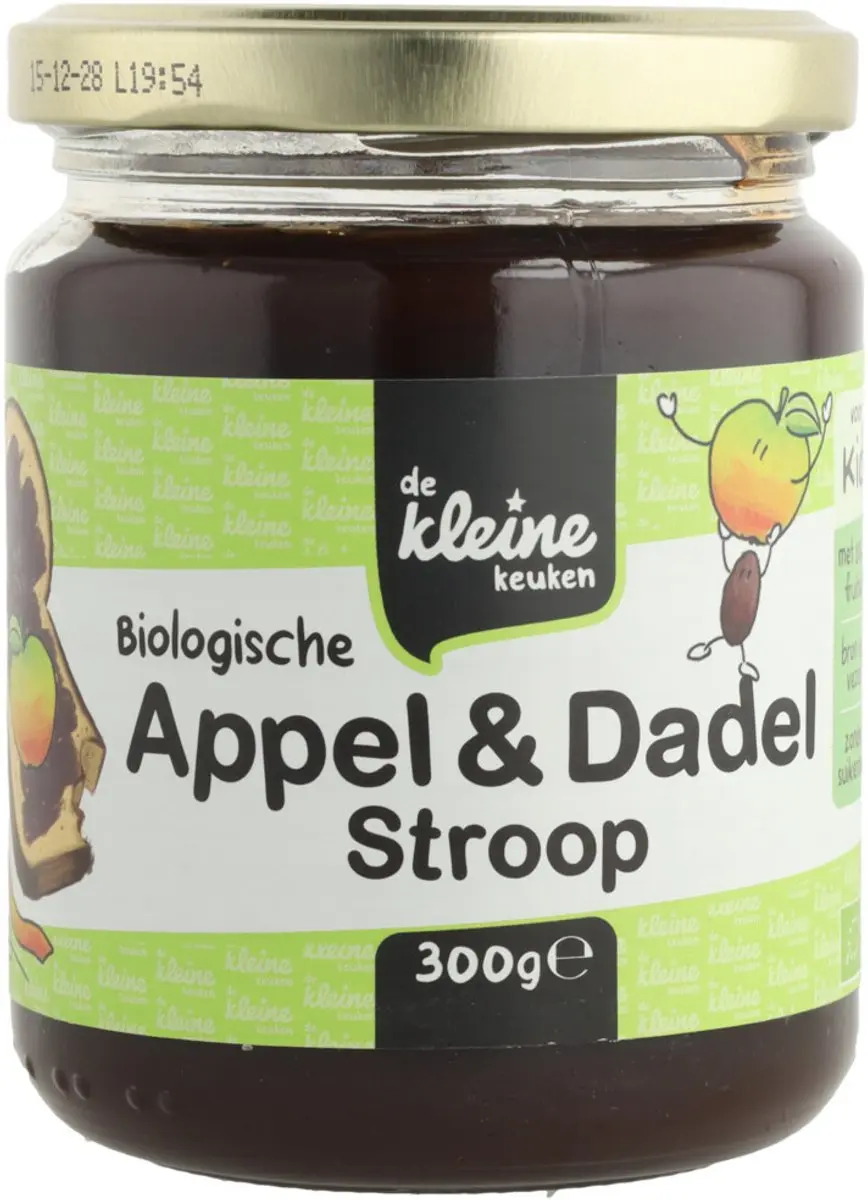 De Kleine Keuken Bio Appel & Dadelstroop 300g