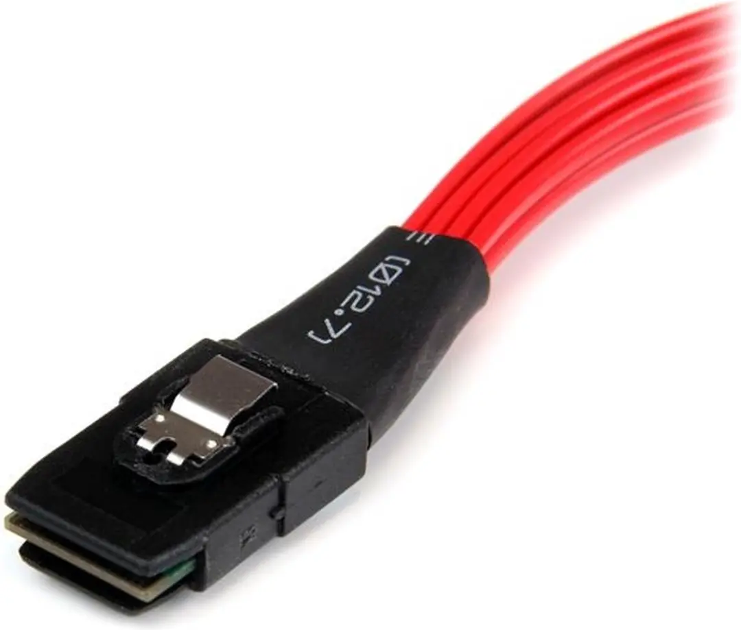 Startech SAS8087S4R50 Mini SAS naar SATA Kabel - 50cm Rood - afbeelding 2 van 3