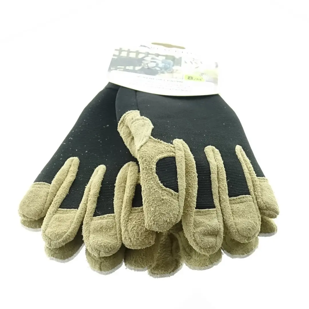 Blackfox Tuinhandschoenen versterkt zwart-bruin maat 8/M