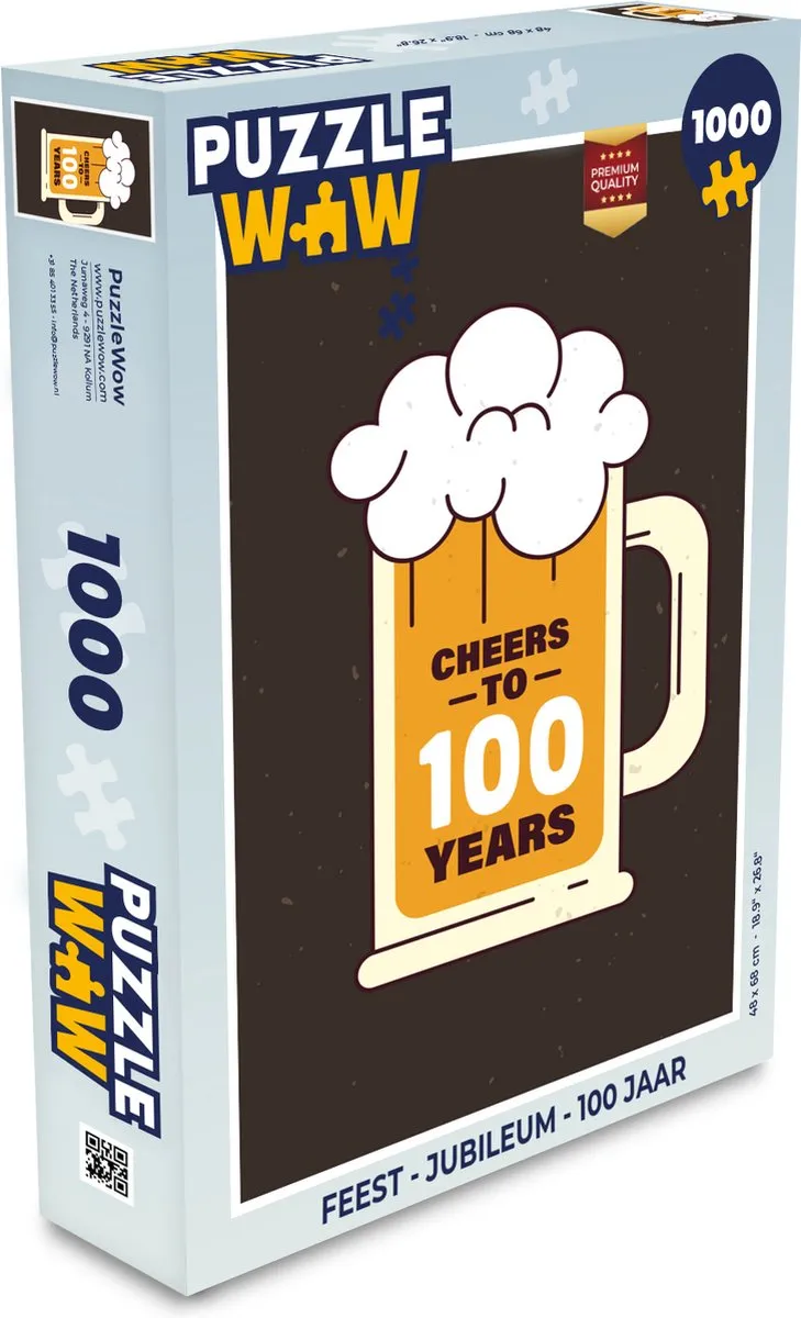 PuzzleWow Legpuzzel 1000 Stuks