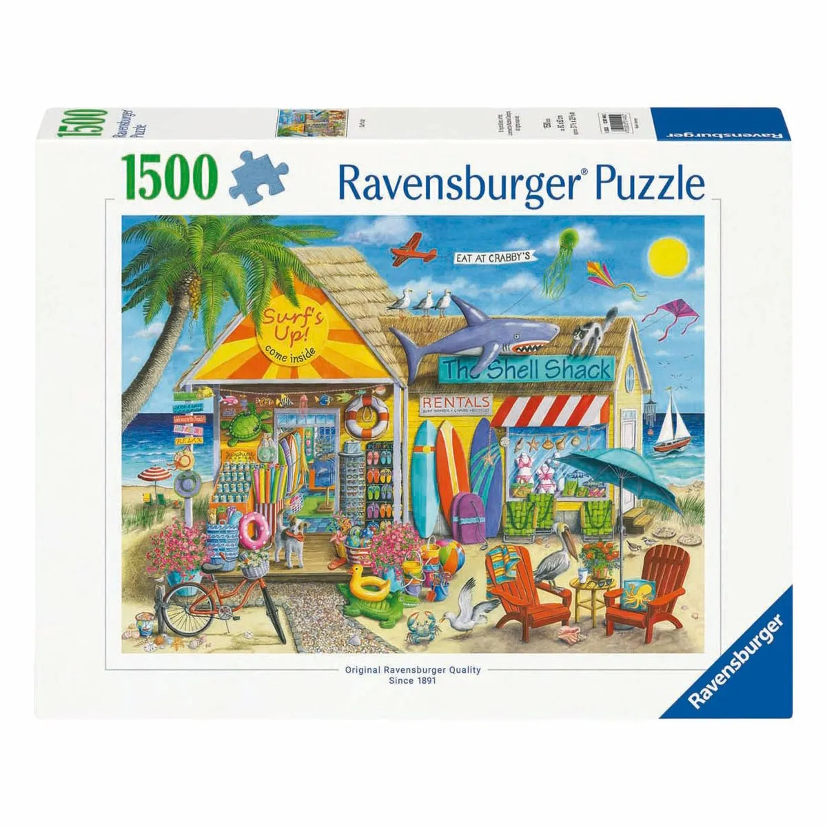Ravensburger Surf's Up Legpuzzel 1500 Stukjes - Meerkleurig