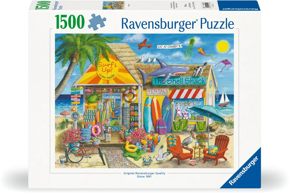 Ravensburger Surf's Up Legpuzzel 1500 Stukjes - Meerkleurig