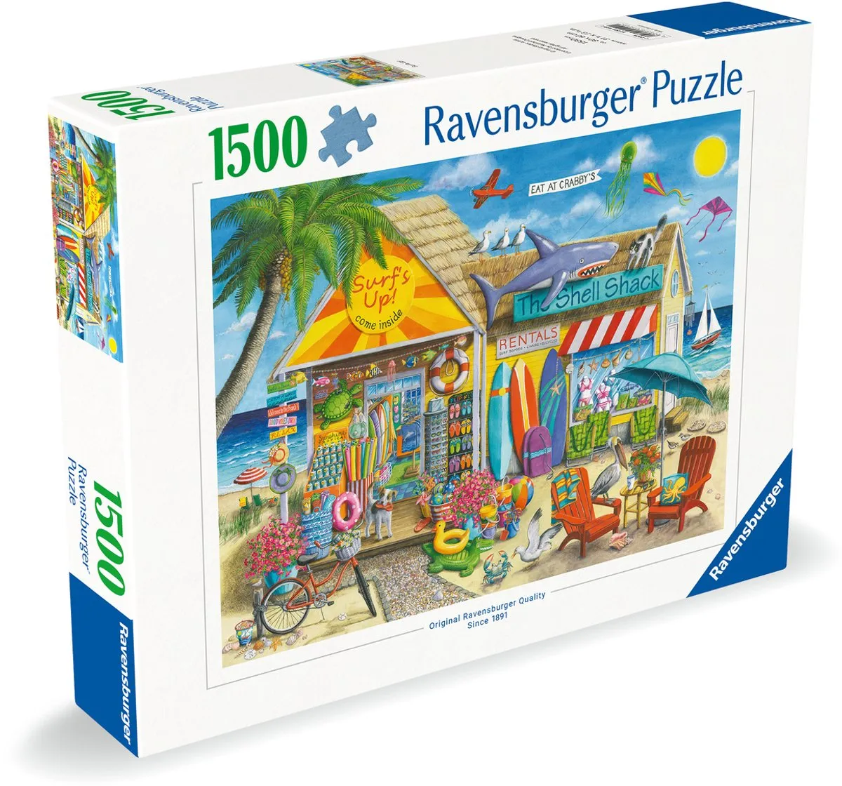 Ravensburger Surf's Up Legpuzzel 1500 Stukjes - Meerkleurig