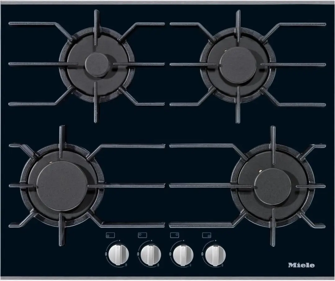 Miele KM 3010 G Gaskookplaat - 4 zones - Zwart - afbeelding 3 van 6