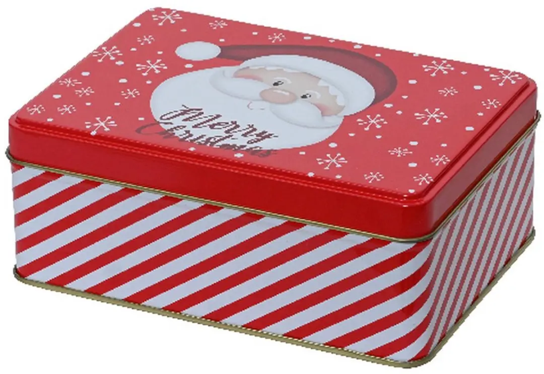 Kaemingk kerstblik kerstman Merry Chrismas rood wit 14,5 x 10,5 cm