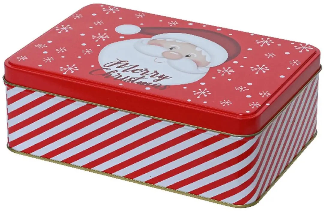 Kaemingk Kerstblik Kerstman Merry Christmas Rood en Wit 19 x 13 cm