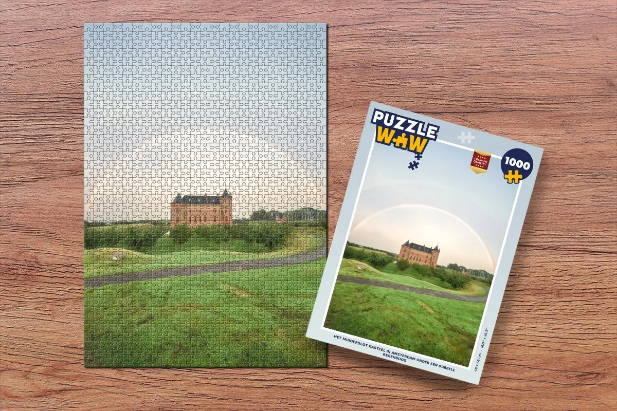 PuzzleWow Het Muiderslot Legpuzzel 1000 Stuks - Multicolor