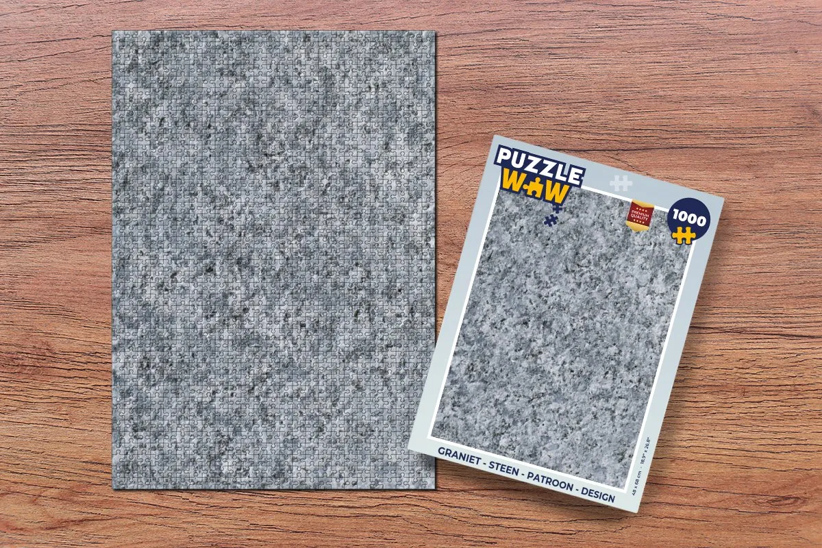 PuzzleWow Graniet Legpuzzel 1000 Stuks - Multicolor