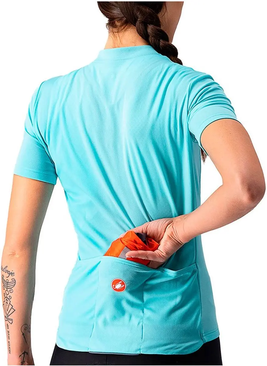 Castelli Squadra Stretch Fietsjas Dames - M - Fiery Red/Dark Gray - afbeelding 4 van 6