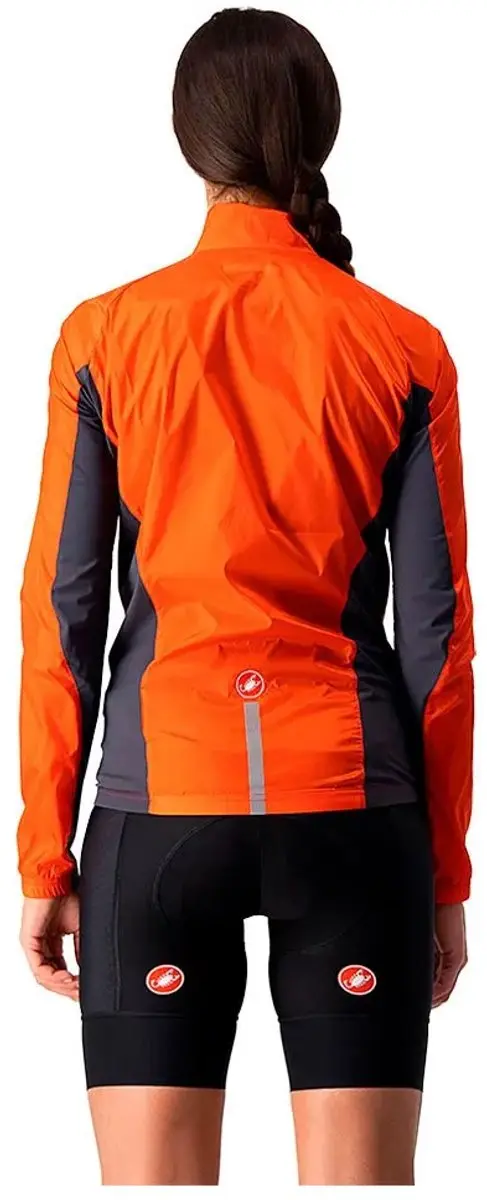Castelli Squadra Stretch Fietsjas Dames - M - Fiery Red/Dark Gray - afbeelding 3 van 6