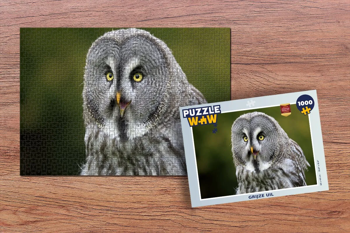 PuzzleWow Uil Legpuzzel 1000 Stuks