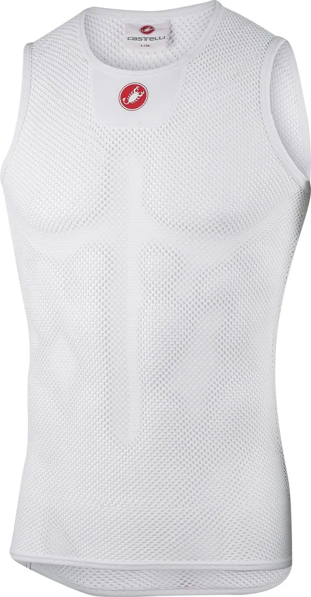 CASTELLI MESH 3 Sleeveless / Zweethemd Wit- L/XL