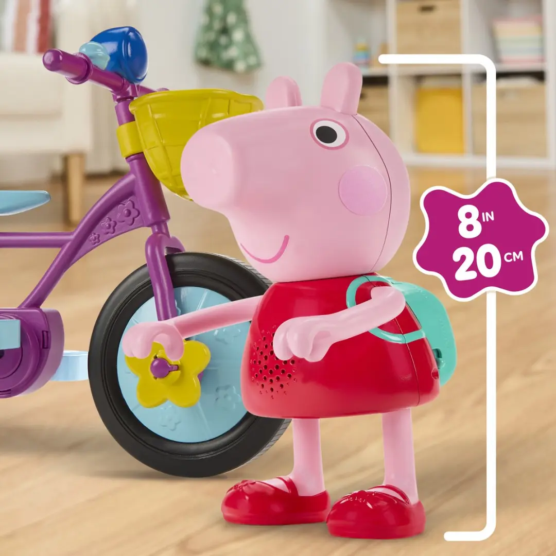Peppa Pig Klaar, trappen maar Interactieve Speelset - G2177 - Roze - afbeelding 6 van 6