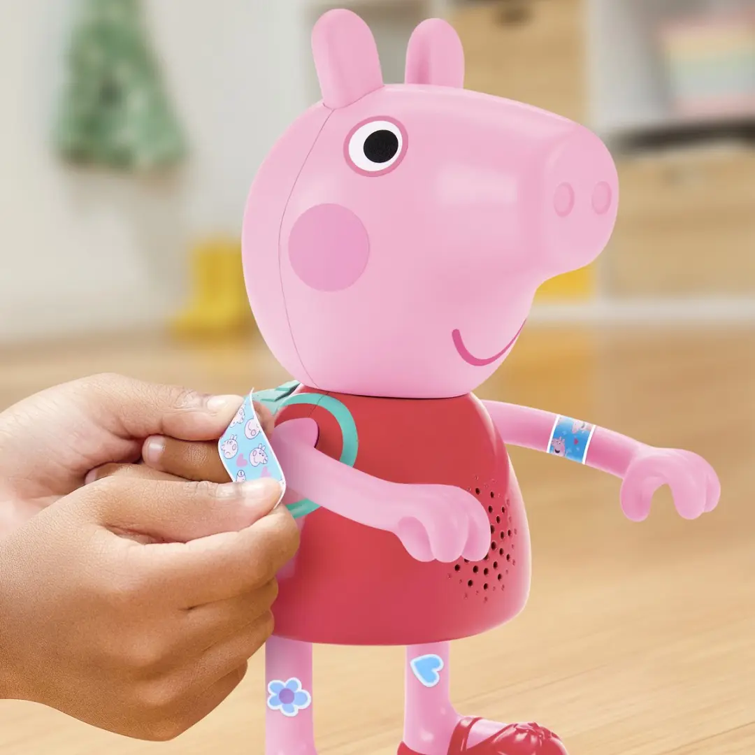 Peppa Pig Klaar, trappen maar Interactieve Speelset - G2177 - Roze - afbeelding 3 van 6