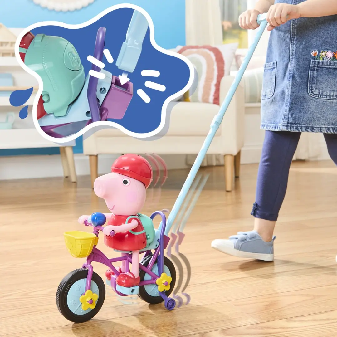 Peppa Pig Klaar, trappen maar Interactieve Speelset - G2177 - Roze - afbeelding 5 van 6