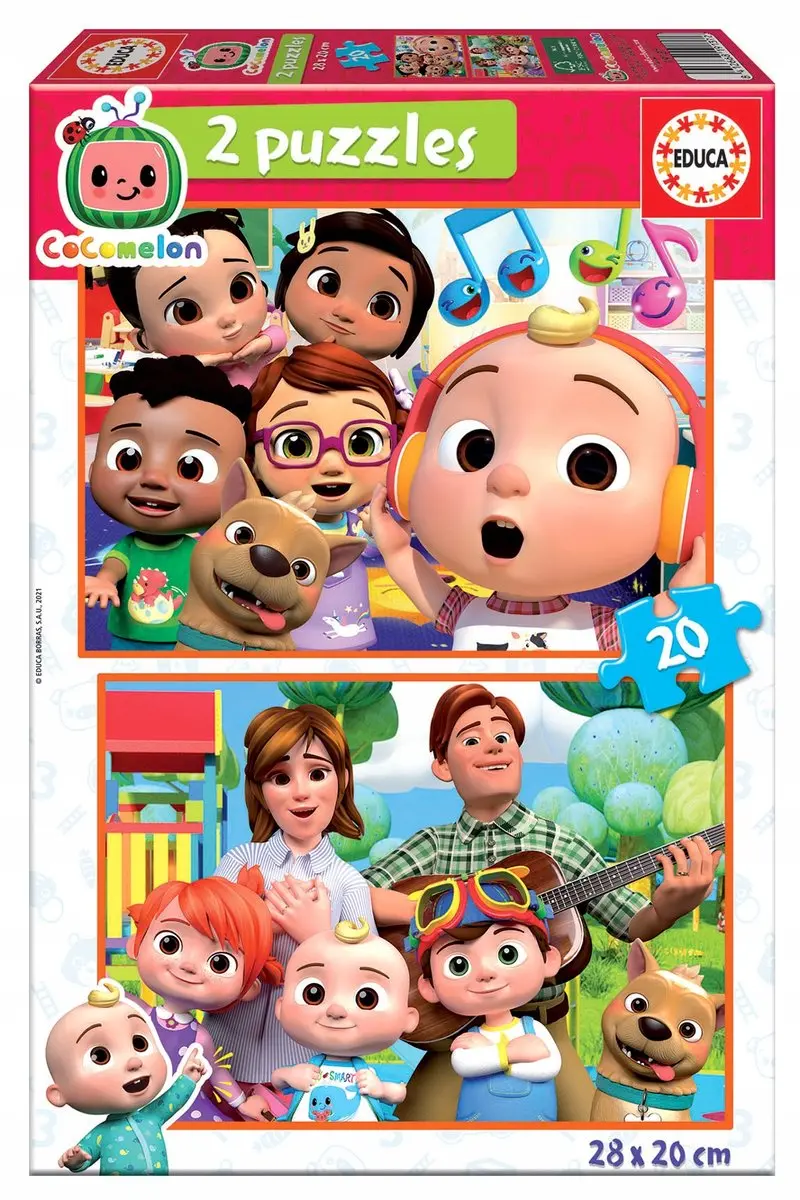 Educa Cocomelon Puzzel 2 x 20 Stukjes