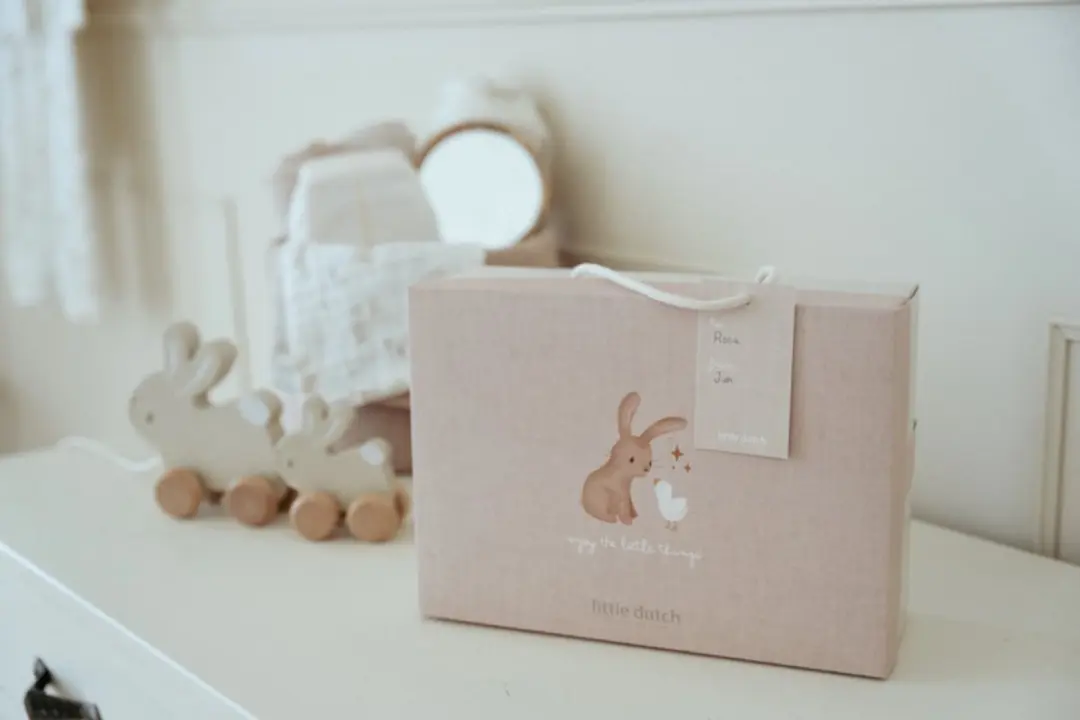 Little Dutch Kraamcadeau Kledingset Beige 50/56