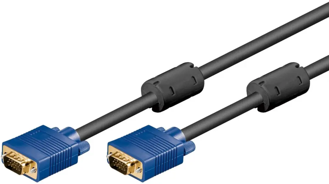 Goobay Full HD SVGA Monitorkabel VGA - Verguld