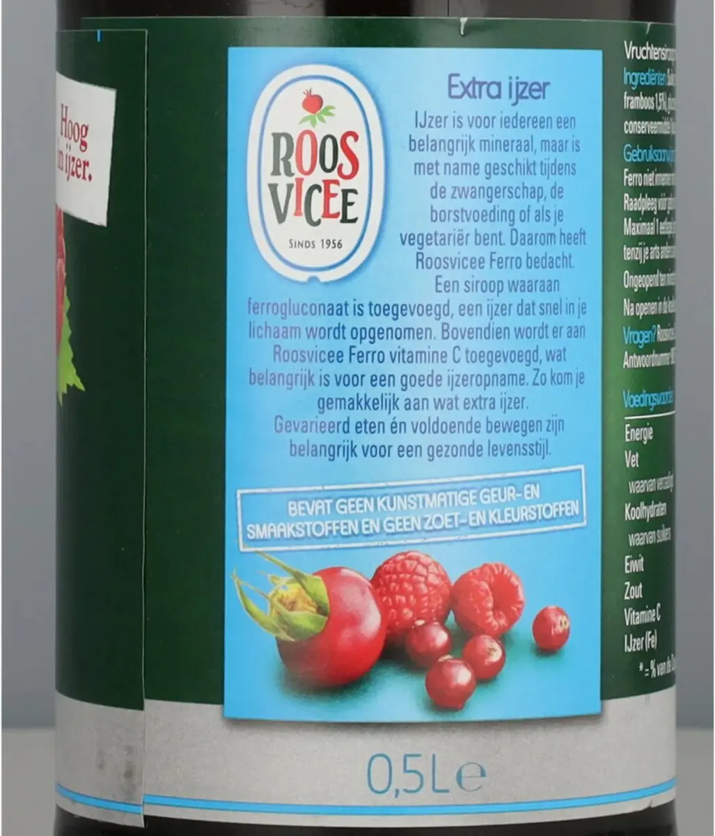 Roosvicee Vruchtvitaal Ferro 500ml
