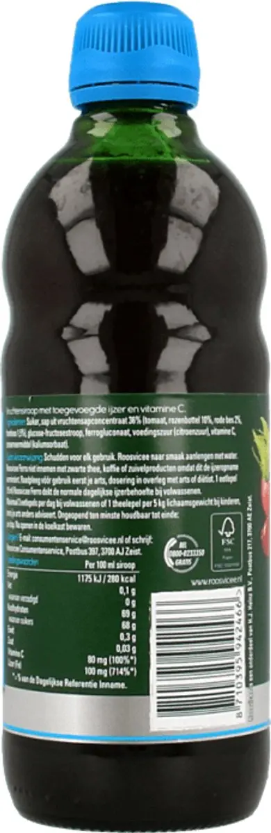 Roosvicee Vruchtvitaal Ferro 500ml