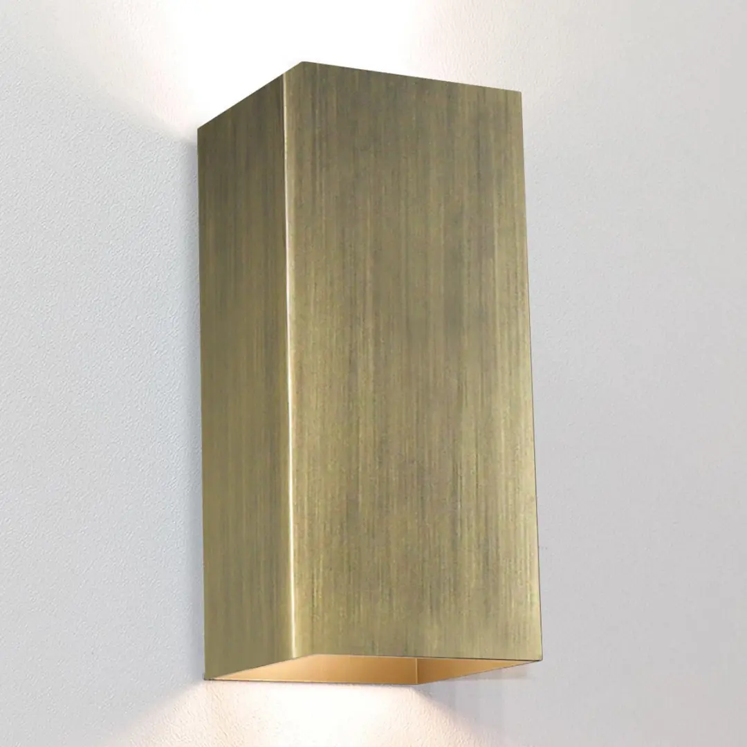 Artdelight Wandlamp Dante 2 Lichtpunten 15,5x6,5cm Antiek Brons