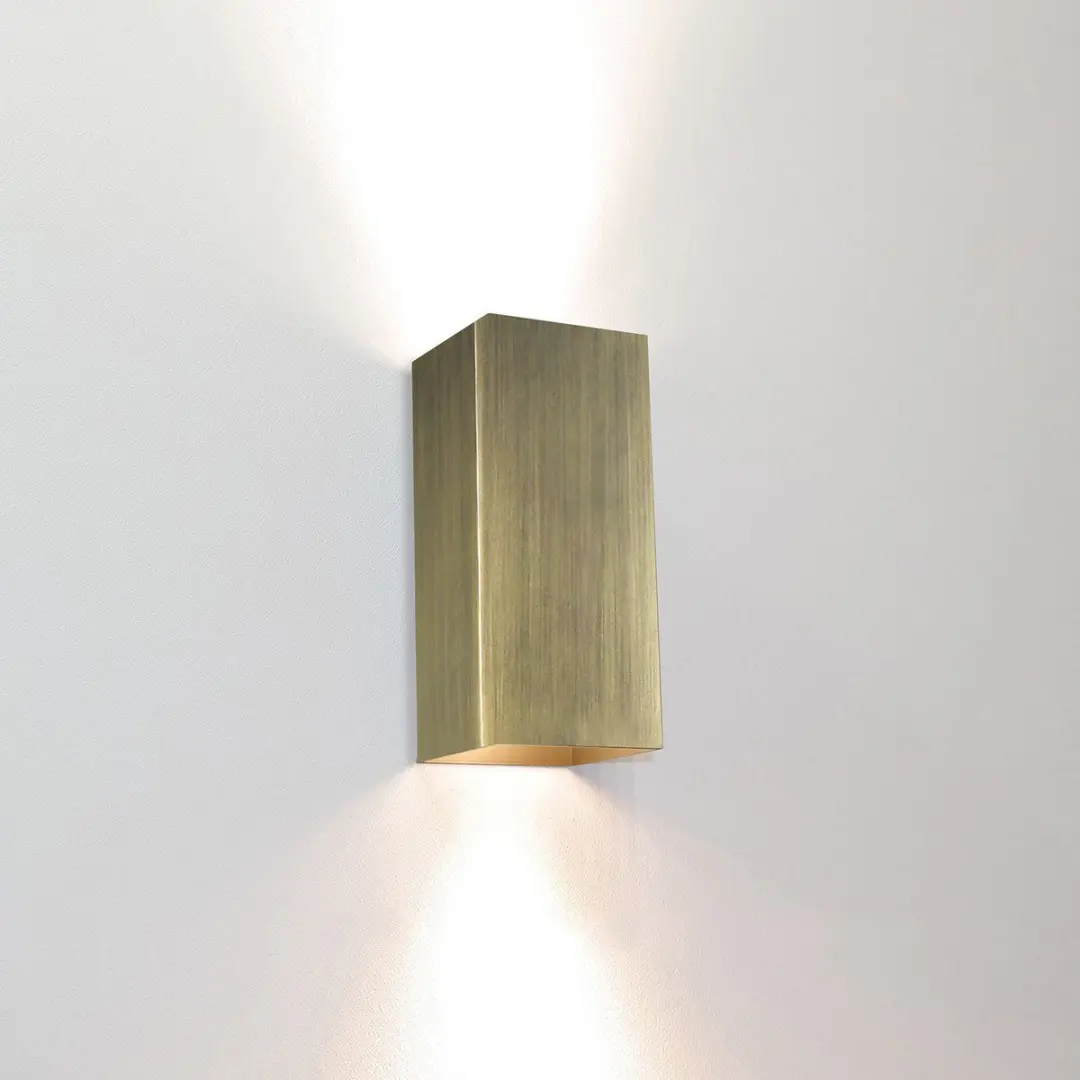 Artdelight Wandlamp Dante 2 Lichtpunten 15,5x6,5cm Antiek Brons