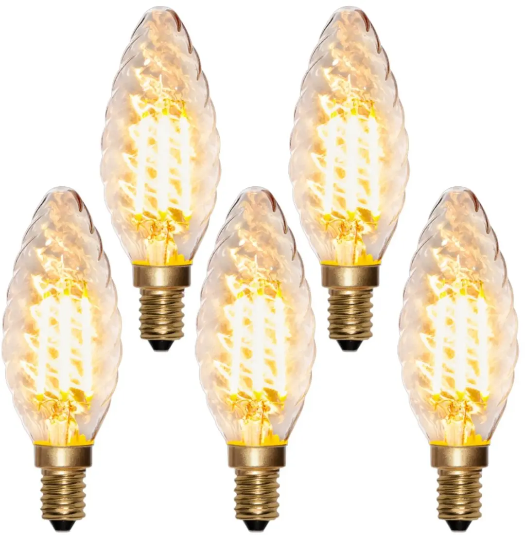 5-Pack Star Trading Soft Glow LED kaarslamp barokstijl