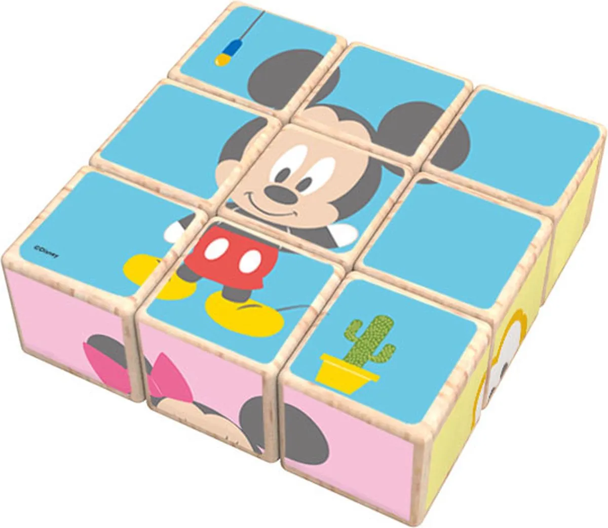 Disney Mickey Mouse Junior Blokkenpuzzel 9-delig