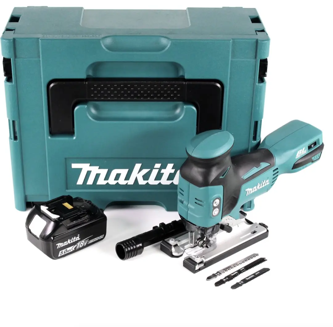 Makita DJV181T1J Pendelzaag 18V - 1x 5,0Ah accu + 6 Zaagbladen