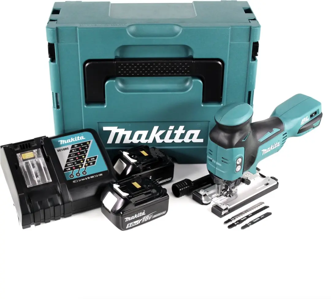 Makita DJV181RTJ Pendelzaag 18V - 2x 5,0Ah + Oplader + Makpac