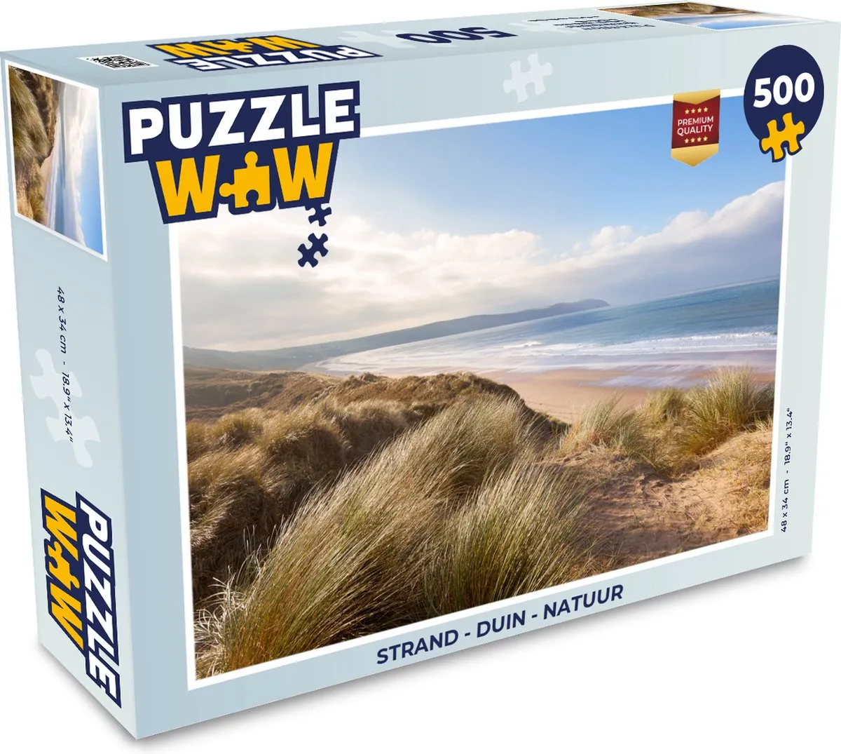 PuzzleWow Strand Duin Natuur Legpuzzel 500 Stuks