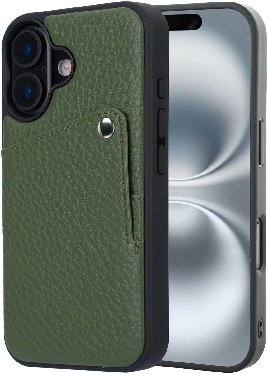 Selencia Hoesje iPhone 16 Sage Green