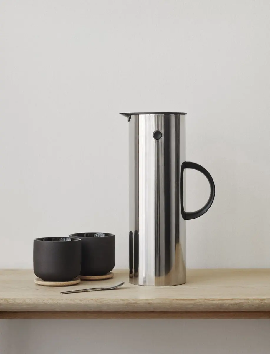 Stelton EM77 Thermoskan 1L - Zilver - afbeelding 3 van 6