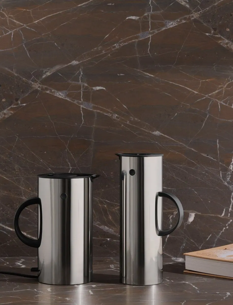 Stelton EM77 Thermoskan 1L - Zilver - afbeelding 6 van 6