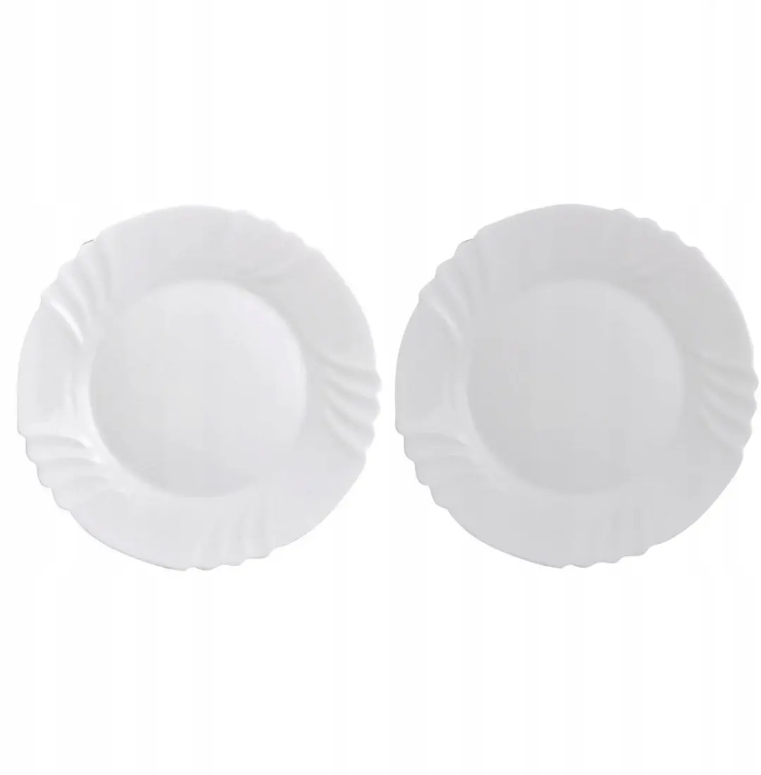Bormioli Rocco Ebro Bordenset: 25 cm diner en 20 cm dessert, Gehard glas