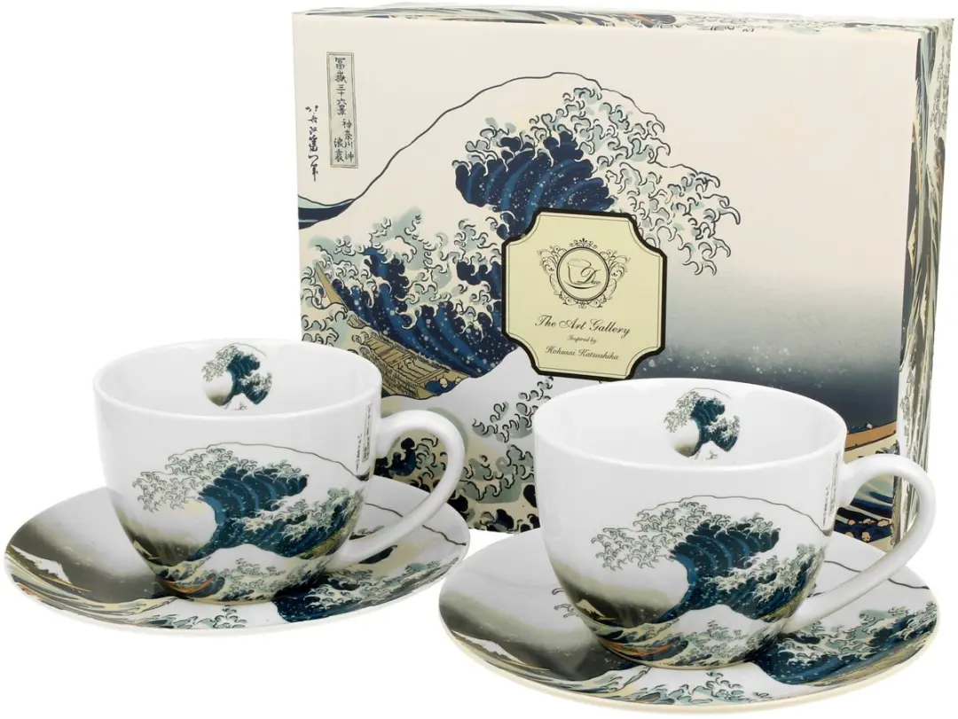 The Great Wave Theepot Set