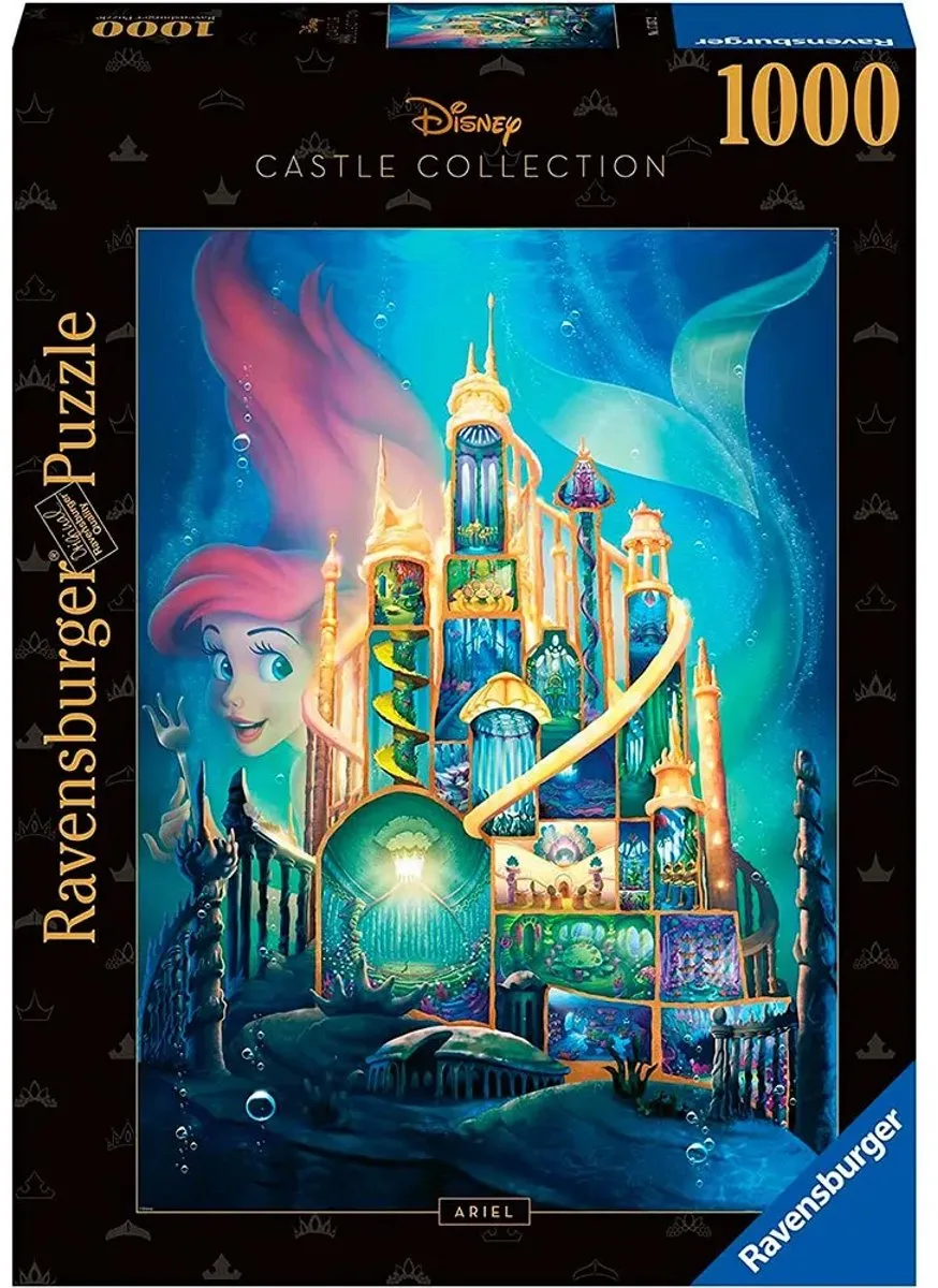 Ravensburger Disney Ariel Kasteel Puzzel 1000 Stuks