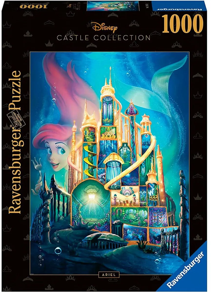 Ravensburger Disney Ariel Kasteel Puzzel 1000 Stuks