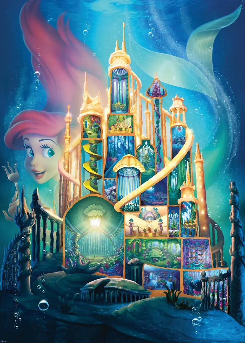 Ravensburger Disney Ariel Kasteel Puzzel 1000 Stuks