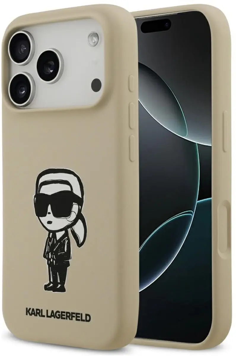 Karl Lagerfeld Siliconen Hoesje iPhone 17
