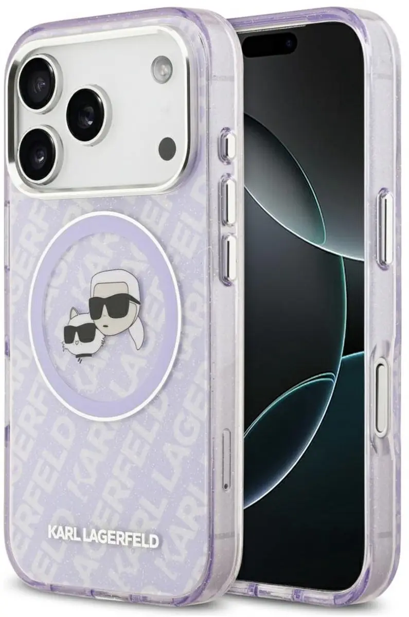 Karl Lagerfeld Case IML Glitter Karl & Choupette