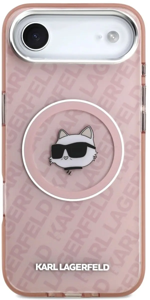 Karl Lagerfeld Choupette Head Logo MagSafe Hoesje - Zwart