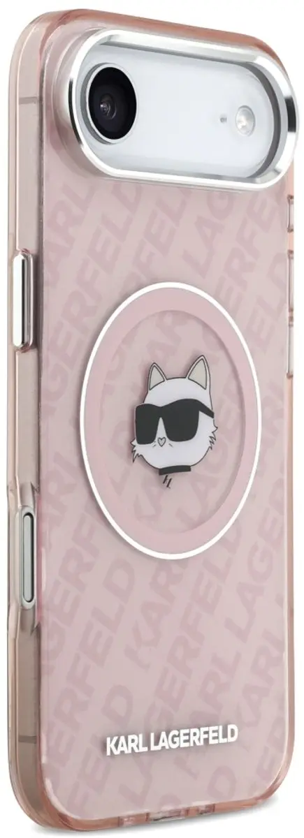 Karl Lagerfeld Choupette Head Logo MagSafe Hoesje - Zwart