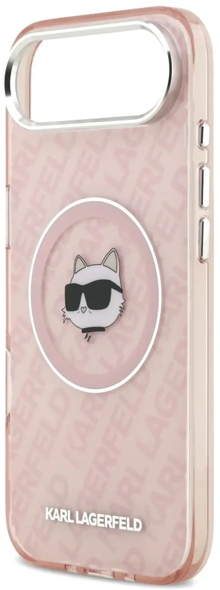Karl Lagerfeld Choupette Head Logo MagSafe Hoesje - Zwart