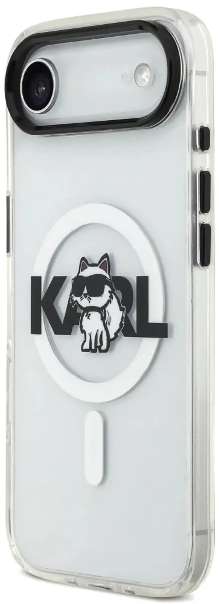 Karl Lagerfeld Choupette Sketch Magsafe Hoes - Zwart