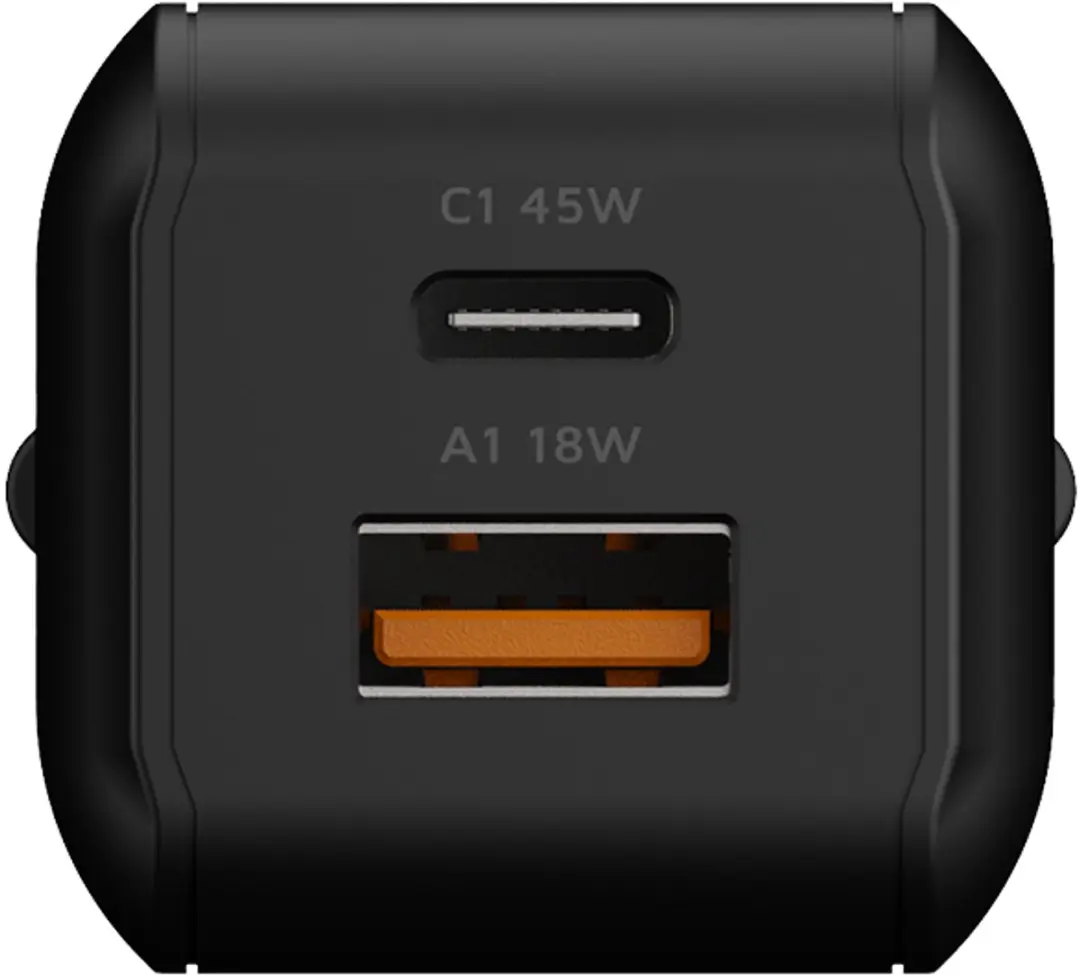 Xtorm XECNG451 Universele USB Oplader 45W - Zwart - afbeelding 3 van 6