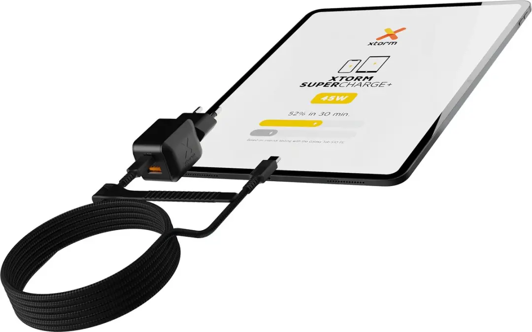 Xtorm XECNG451 Universele USB Oplader 45W - Zwart - afbeelding 6 van 6