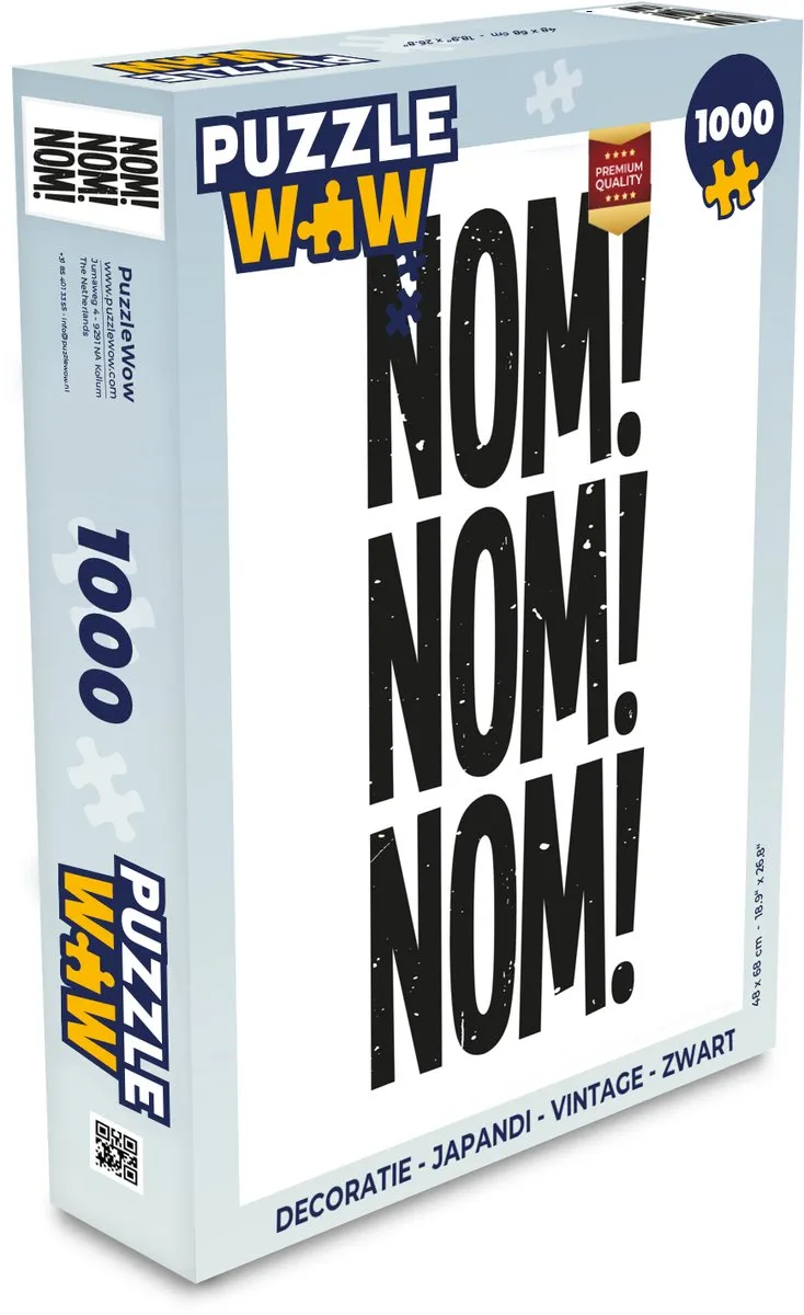 PuzzleWow Japandi Legpuzzel 1000 Stuks