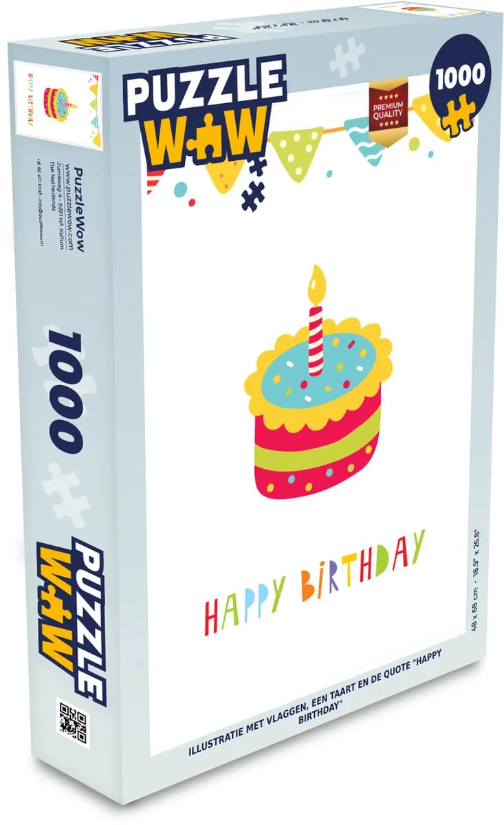 PuzzleWow Legpuzzel 1000 Stuks