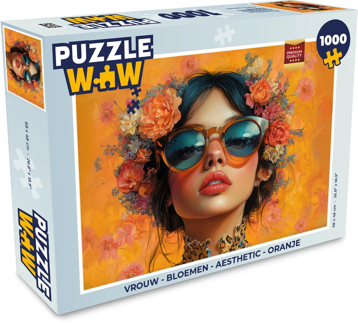 PuzzleWow Bloemen Legpuzzel 1000 Stuks